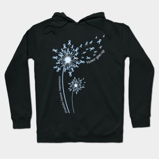 Dandelion Prostate Cancer Awareness Never Give Up Hoodie